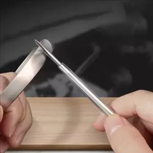 Alat Poles Cincin Gelang Emas/Perak Jewelry Polishing Tool Accessory Steel Burnisher For Jewelry