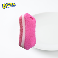 Gambar Sabut cuci piring Deluxe Spons Sponge 2 pc Normal Use Multifungsi Gosok LS-312 Lucsa - Deluxe Sponge dari warungtools Kota Administrasi Jakarta Utara 4 Tokopedia