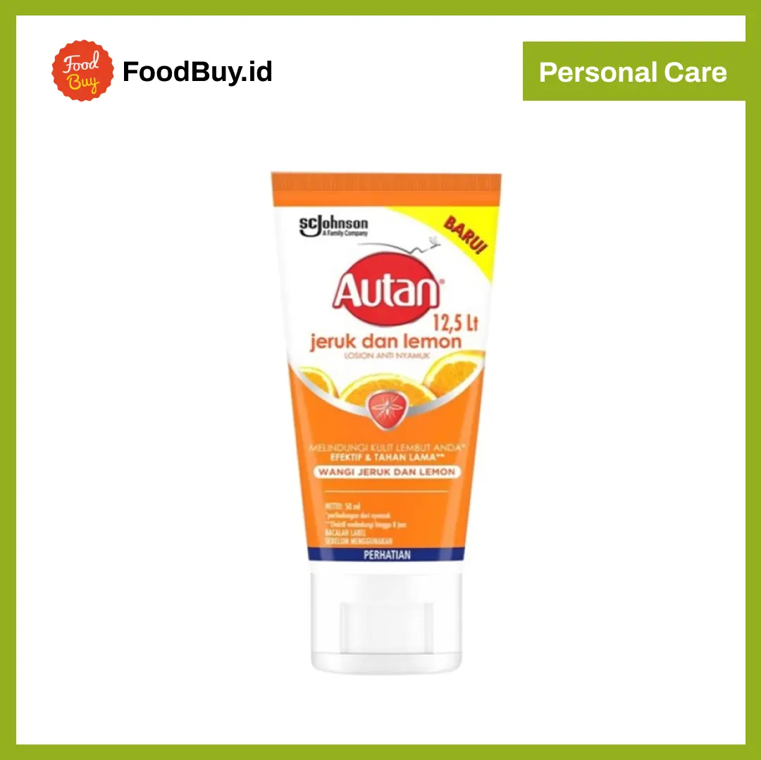 Autan Lotion Anti Nyamuk Wangi Jeruk dan Lemon 50 ml