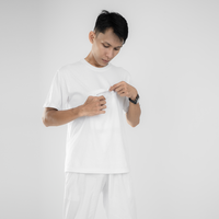 Gambar baju kaos oblong haji dan umrah kantong doraemon - Putih, M dari Basmala Store Kota Tangerang Selatan 1 Tokopedia