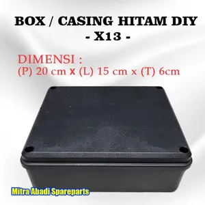 Box Kotak Casing Plastik X13 for Komponen Ukuran DIY 20 x 15 x 6 cm