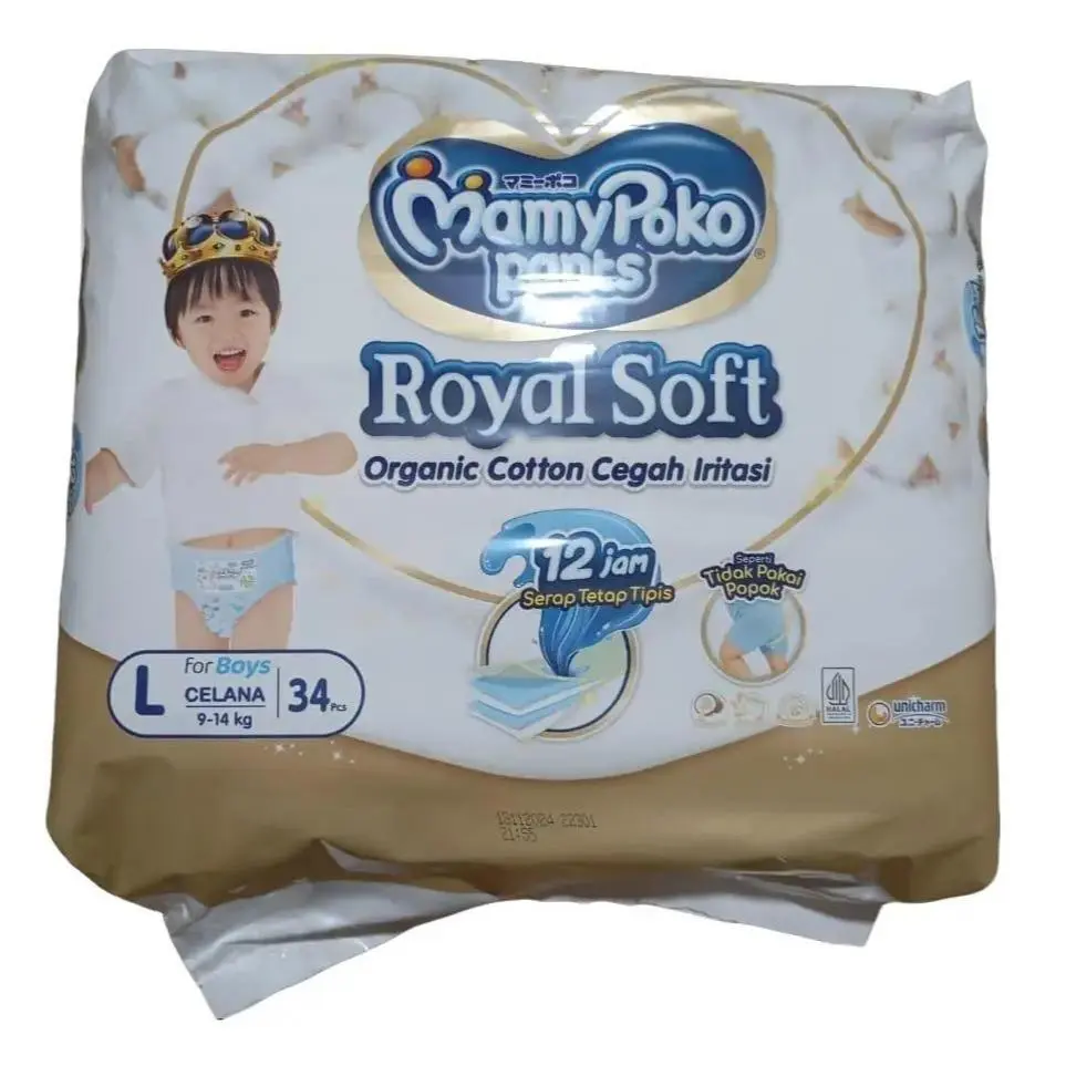 Mamypoko Extra Soft Royal Soft L 34 Boy Mamy Poko Pants