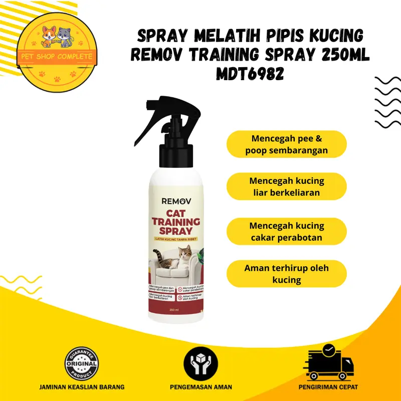 SPRAY MELATIH PIPIS KUCING REMOV TRAINING SPRAY 250ML MDT6982 0