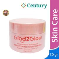 Gambar Glad2Glow Pomegranate 5% Niacinamide Brightening Moisturizer 30gr / Pelembab Wajah dari Century Healthcare Express Kota Administrasi Jakarta Pusat 1 Tokopedia