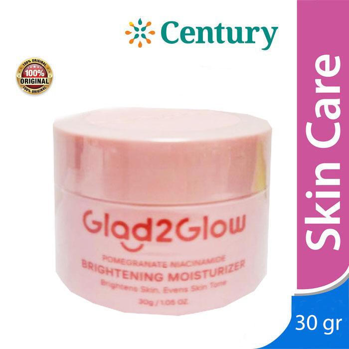 Gambar Glad2Glow Pomegranate 5% Niacinamide Brightening Moisturizer 30gr / Pelembab Wajah dari Century Healthcare Express Kota Administrasi Jakarta Pusat Tokopedia