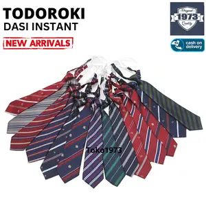 TODOROKI TIE DASI INSTANT DASI SEIFUKU JK uniform school dasi cosplay Japanese Korean Chinese
