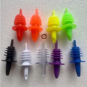 Jiwins Free Flow Pourer / penuang minuman plastik per pack isi 12 pcs