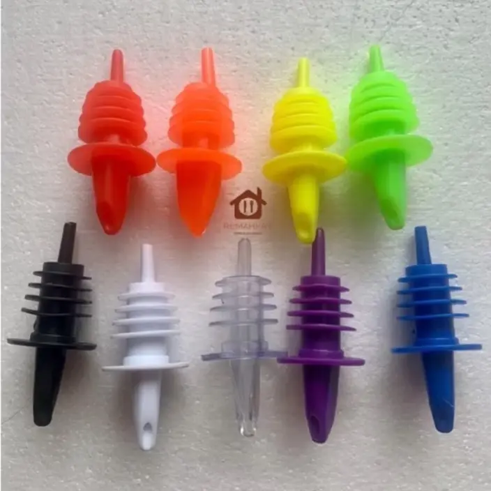 Jiwins Free Flow Pourer / penuang minuman plastik per pack isi 12 pcs