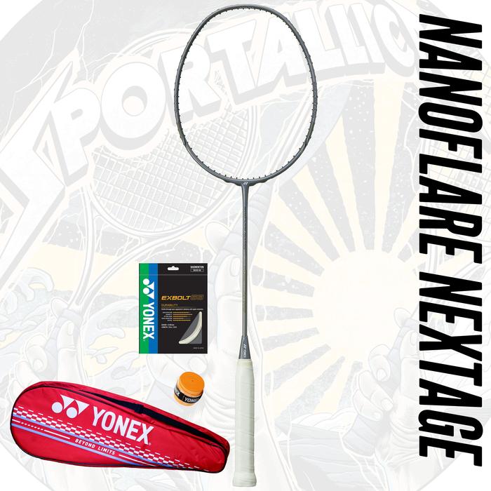 Gambar Raket Badminton YONEX NANOFLARE NEXTAGE - Dark Gray dari Sportallica Kota Administrasi Jakarta Timur Tokopedia