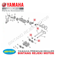 Gambar SEAL, VALVE STEM, SEAL KLEP YAMAHA SOUL GT, MIO, VEGA, XRIDE, LEXI, JUP Z, FREEGO, AEROX, FINO, NMAX, XMAX 54P-E2119-00 dari Yamaha Bintang Rejeki Motor Kab. Bandung 3 Tokopedia