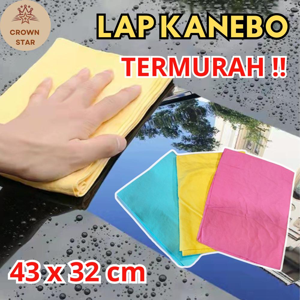 Lap Kanebo Original Daya Serap Tinggi Lap Kanebo Mobil Kanebo Tebal 43 x 32 cm