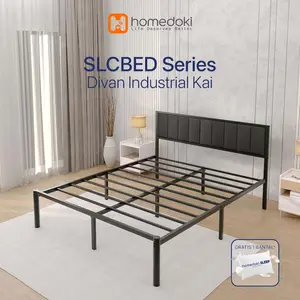 Homedoki Solacebed Series / Dipan Tempat Tidur/ Divan Kasur/ Divan Minimalis Dengan Sandaran Kepala