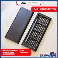 Gambar Screw Driver - Obeng Set - 24 in 1 Kit - Aluminum Handle - Keyboard dari Rumah-Gamings Kota Administrasi Jakarta Barat 2 Tokopedia
