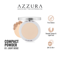 Gambar Azzura Compact Powder Bedak Padat Fresh Look Light Beige 01 dari Wings Indonesia Kab. Bekasi 1 Tokopedia