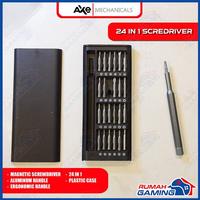 Gambar Screw Driver - Obeng Set - 24 in 1 Kit - Aluminum Handle - Keyboard dari Rumah-Gamings Kota Administrasi Jakarta Barat 3 Tokopedia