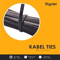 Gambar Kabel Ties Styner Isi 100 Pcs - Putih, 2.5 x  200 mm dari 56 Mart Official Kota Surabaya 2 Tokopedia