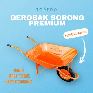 TOREDO ban hidup/gerobak besi/gerobak pasir tebal premium