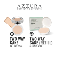 Gambar Azzura Two Way Cake Bedak All Day Matte Finish Light Beige Refill 01 dari Wings Indonesia Kab. Bekasi 2 Tokopedia