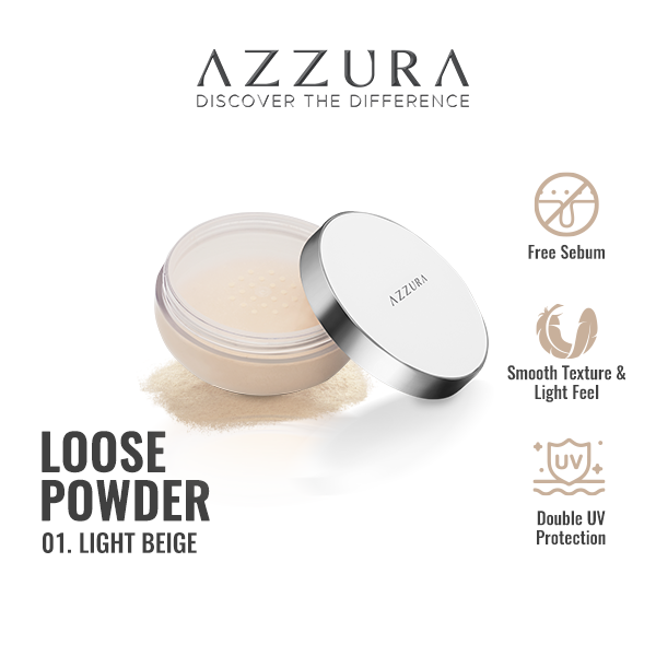 Gambar Azzura Loose Powder Bedak Tabur Fresh Look Light Beige 01 dari Wings Indonesia Kab. Bekasi Tokopedia