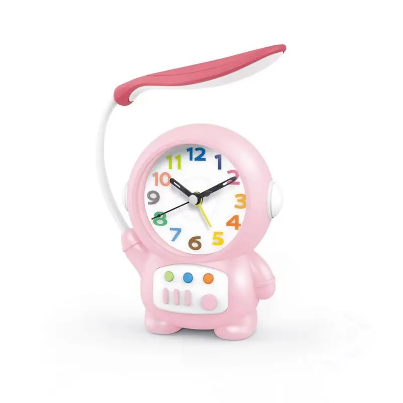 Olimo Alarm Clock Table Lamp - Lampu Meja Jam Alarm Anak Edukasi 3