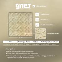 Gambar GNET Ceramic Dewajik Beige 40X40 | Keramik Lantai Rustic dari GNET Official Store Kota Tangerang 2 Tokopedia