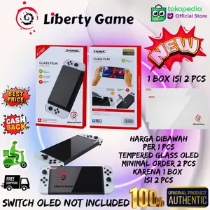 Dobe Tempered Glass for Nintendo Switch Oled Model Screen Protector Tempered Tempred Glass