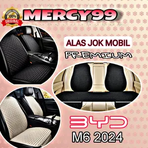BYD M6 2024 Alas Jok Sarung Kursi Empuk Cover Depan Belakang Premium