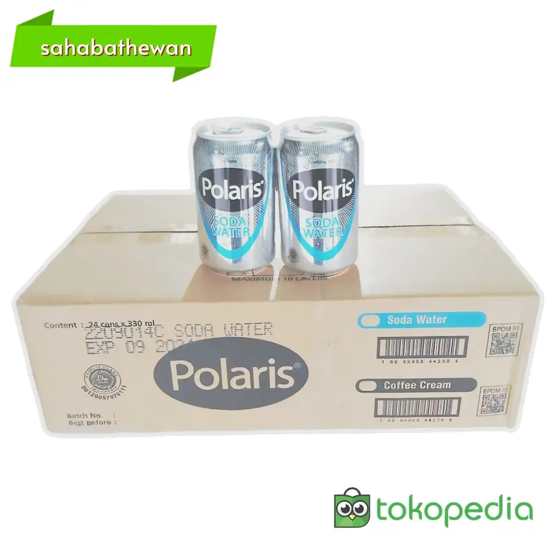 POLARIS SODA WATER 330ML 1 DUS 24 CAN PROMO 3