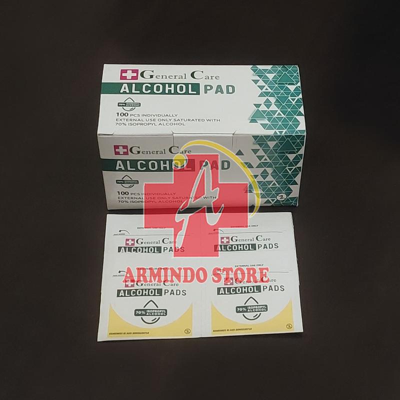 Alcohol Swab Tisu Alkohol Pads 1 Box isi 100 Murah 4
