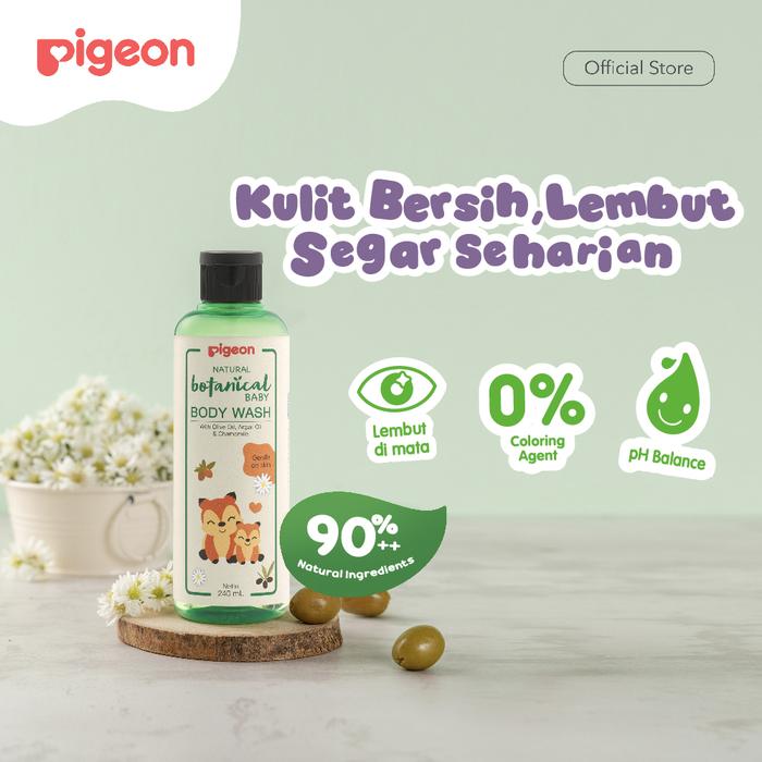 Gambar PIGEON Botanical Baby Body Wash 240Ml dari Pigeonbabyindonesia Kota Tangerang Selatan Tokopedia