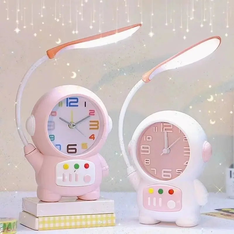 Olimo Alarm Clock Table Lamp - Lampu Meja Jam Alarm Anak Edukasi 2