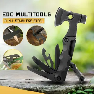Palu Multifungsi Obeng Kunci Pas Portable EDC Multitools 14 in 1
