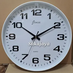 jam dinding polos besar /jumbo eagle 36cm