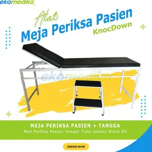 [ READY ] Meja Periksa Pasien / UKS KnocDown + Tangga LOKAL / Tempat Tidur pasien Klinik RS