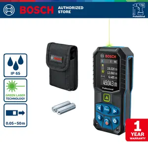 Bosch Laser Range Finder / Pengukur Jarak Laser 50Meter GLM 50-27 CG