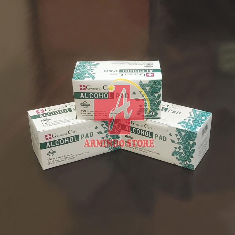 Alcohol Swab Tisu Alkohol Pads 1 Box isi 100 Murah 2