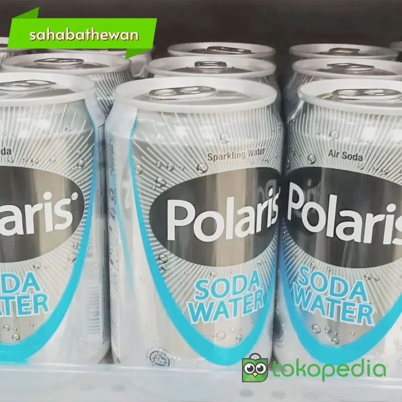 POLARIS SODA WATER 330ML 1 DUS 24 CAN PROMO 1