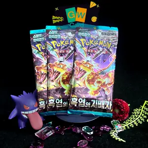 kartu Pokemon Rules of black Flame SV3 korean Boosterpack