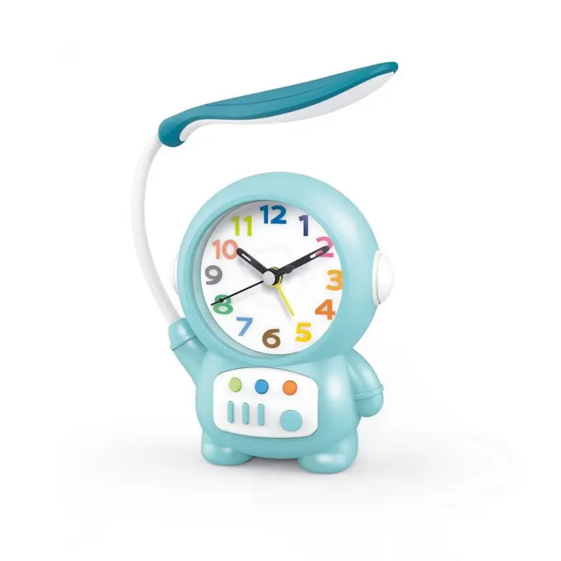 Olimo Alarm Clock Table Lamp - Lampu Meja Jam Alarm Anak Edukasi 4