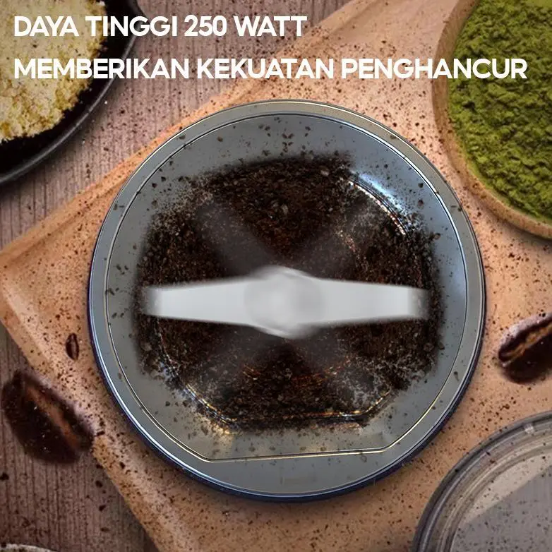 COFFESHP 【Pengiriman Dari Medan】HAN RIVER Grinder Electric Coffee Grinder Blender Serbaguna Giling Biji Kopi 7