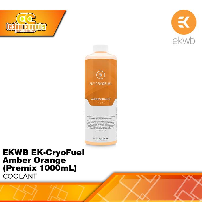 Gambar EKWB EK-CryoFuel Amber Orange (Premix 1000mL) dari Techno Computer Bali Kota Denpasar Tokopedia