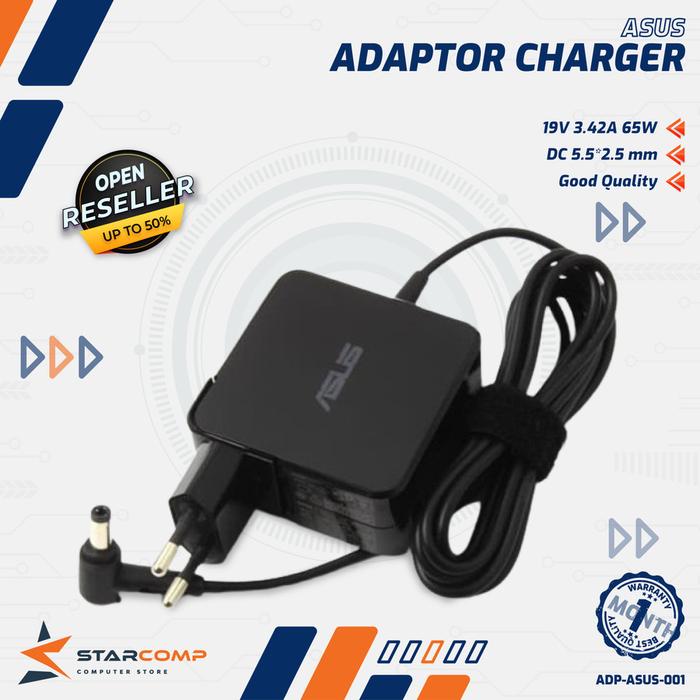 Gambar Adaptor Charger ASUS 19V 3.42A 65W DC 5.5*2.5 mm for Laptop Vivobook dari Starcomp Solo Kota Surakarta Tokopedia