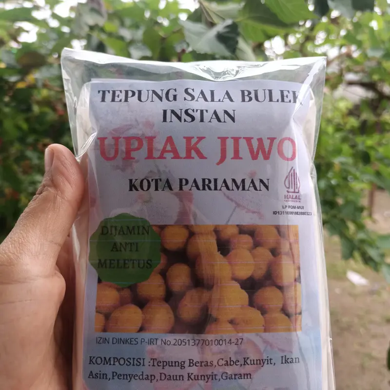 Oleh-oleh khas Pariaman / Padang / Tepung Sala Lauak "Upiak Jiwo" 4