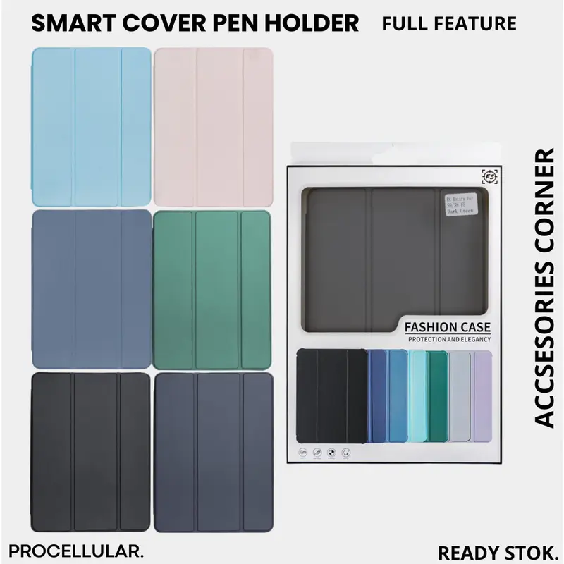 Smart Cover Case iPad 6 2018 / New iPad 2017 9.7 Pencil Holder Casing 0