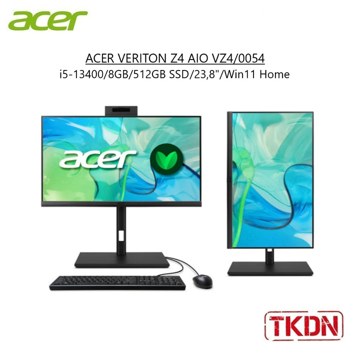 Gambar ACER VERITON Z4 AIO VZ4/0054 - i5-13400/8GB/SSD 512GB/23,8"/Win11 Home - All in One PC TKDN dari JnJ Online Kota Administrasi Jakarta Pusat Tokopedia