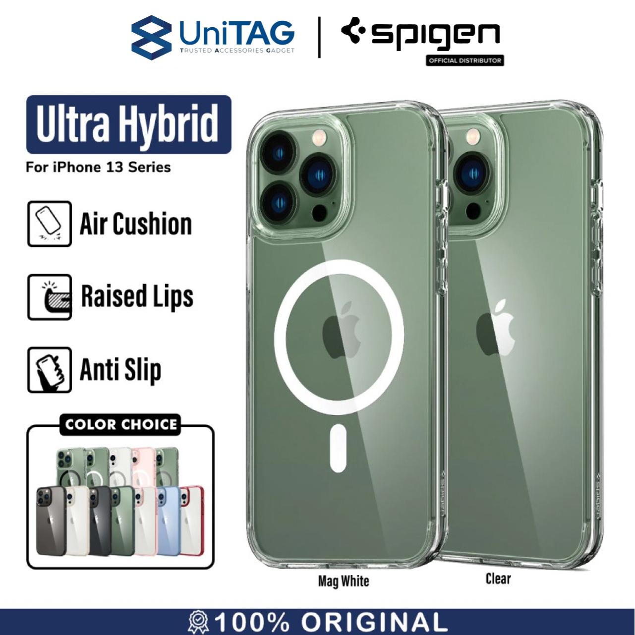 Case iPhone 13 Pro Max 13 Mini Spigen Ultra Hybrid Anti Crack Magsafe