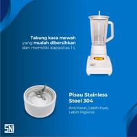 Gambar BLENDER MIYAKO KACA 1 LITER BL-101GS BERGARANSI RESMI - BL-101GS ( 2IN1 ), Plastik Wrapp dari topjaya elektronik Kab. Karawang 4 Tokopedia