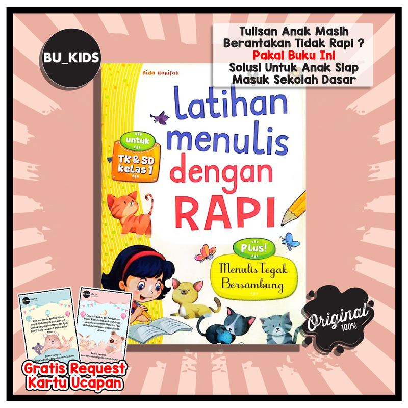 Buku Latihan Menulis Dengan Rapi Anak Tk Paud - Shop | Tokopedia