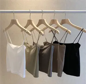 TankTop Polos(35kg-60kg) / TankTop Wanita Tali Kecil / Tank Top Crop Atasan Wanita