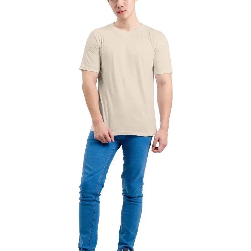Kaos Polos Pure Cotton Combed Tangan Pendek Fit Pria Wanita 2